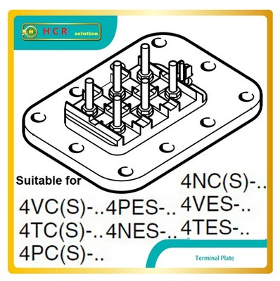 M4 Terminal plate for middle 4 cylinders compressor