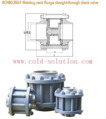 RCH80-350F welding neck flange check valve