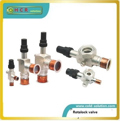 Compressor rotalock valve